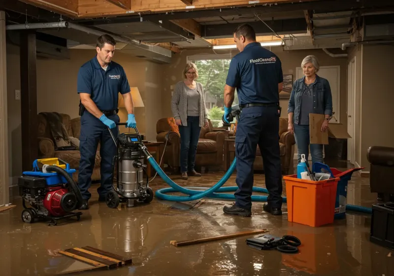 Basement Water Extraction and Removal Techniques process in South Rosemary, NC