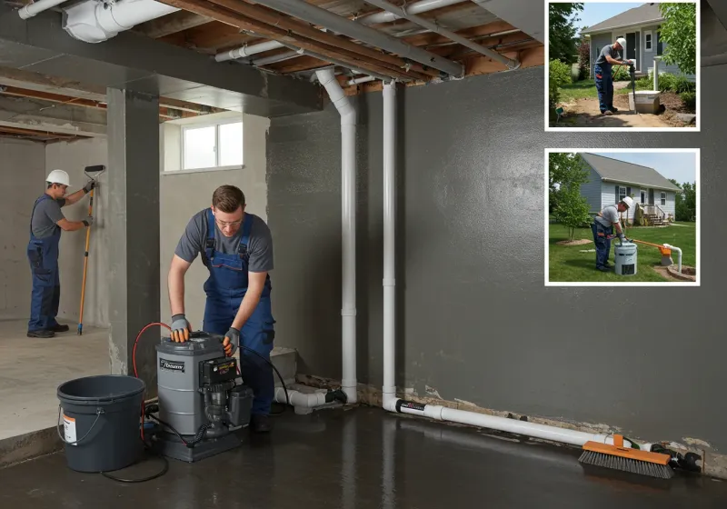 Basement Waterproofing and Flood Prevention process in South Rosemary, NC